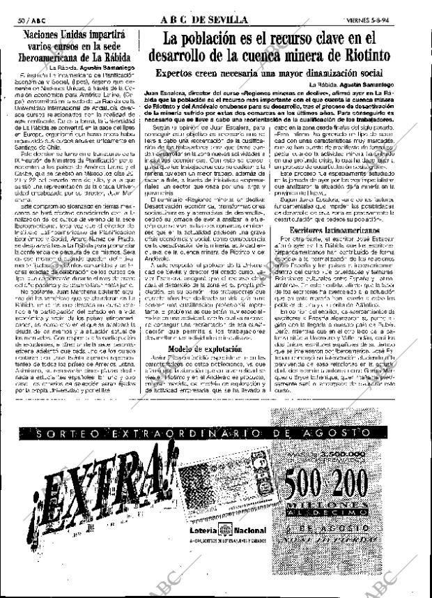 ABC SEVILLA 05-08-1994 página 50