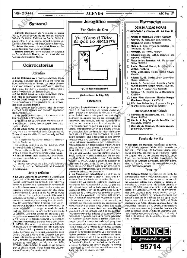 ABC SEVILLA 05-08-1994 página 57