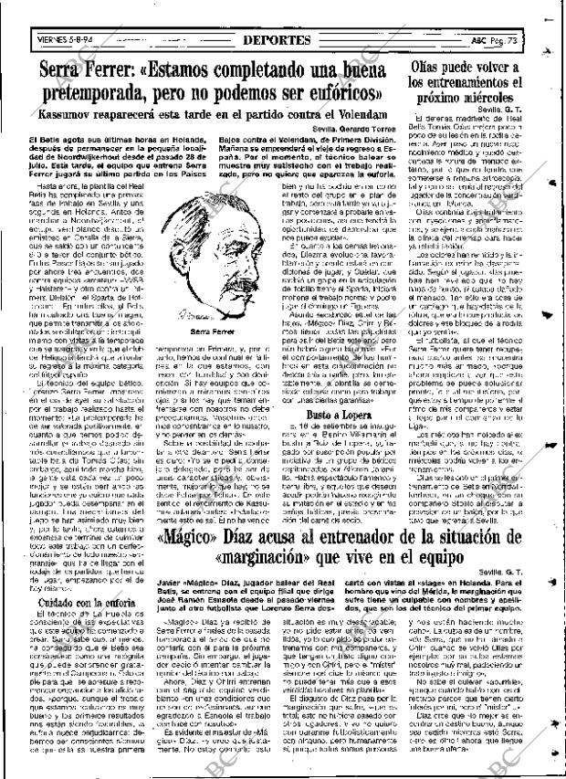 ABC SEVILLA 05-08-1994 página 73