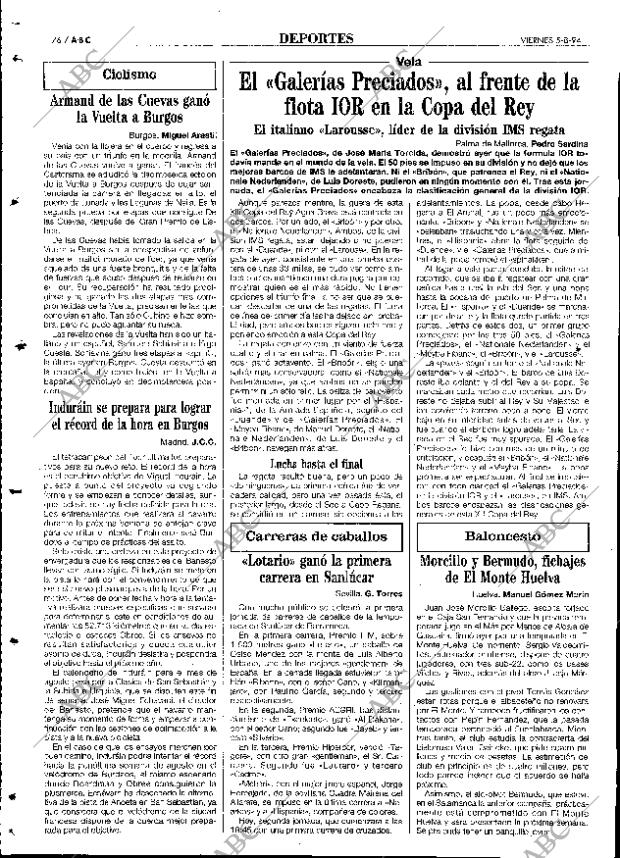 ABC SEVILLA 05-08-1994 página 76