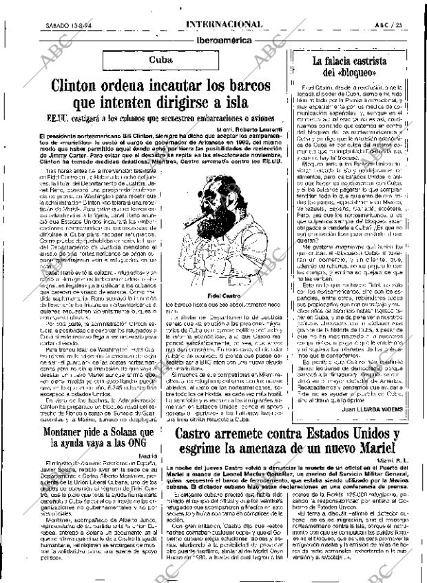 ABC SEVILLA 13-08-1994 página 25