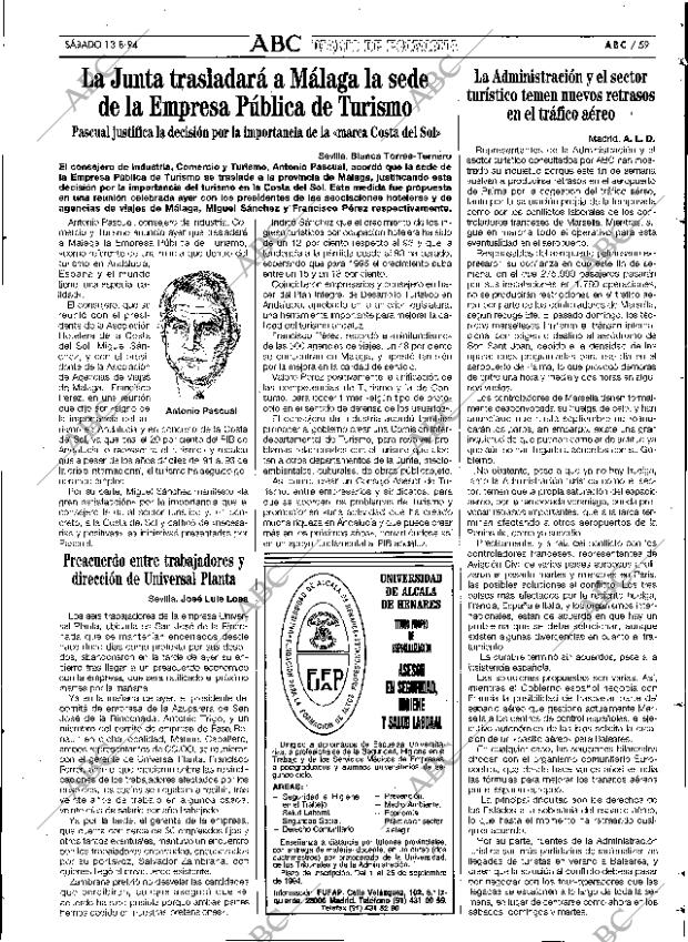 ABC SEVILLA 13-08-1994 página 59