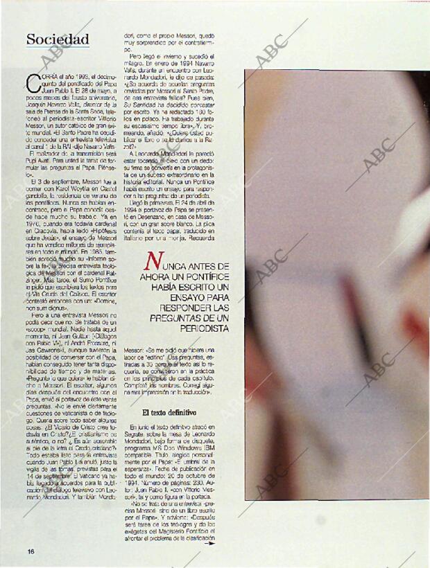 BLANCO Y NEGRO MADRID 14-08-1994 página 16