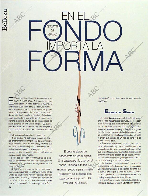 BLANCO Y NEGRO MADRID 14-08-1994 página 74