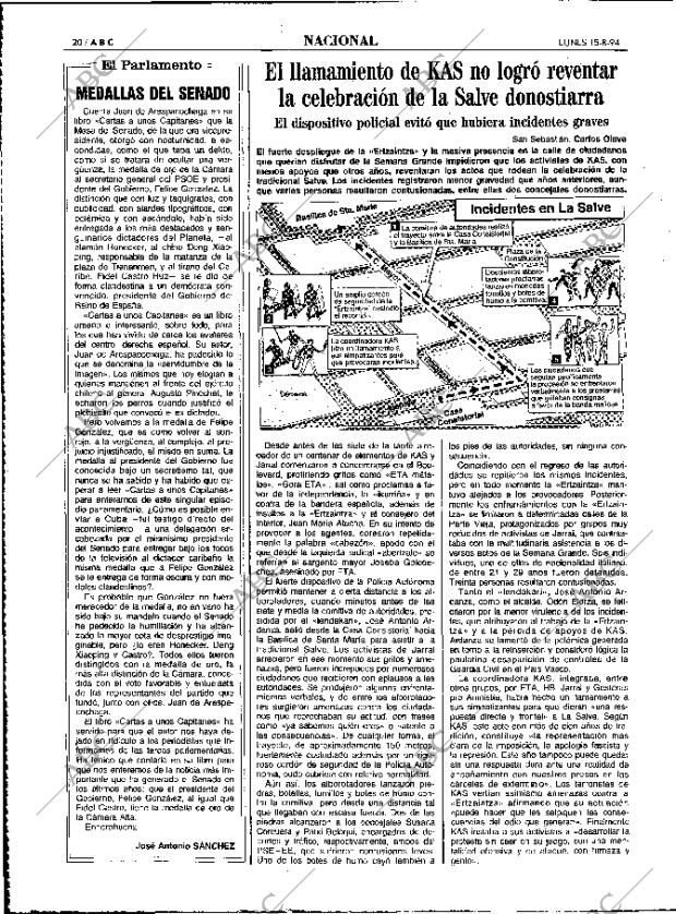 ABC MADRID 15-08-1994 página 20