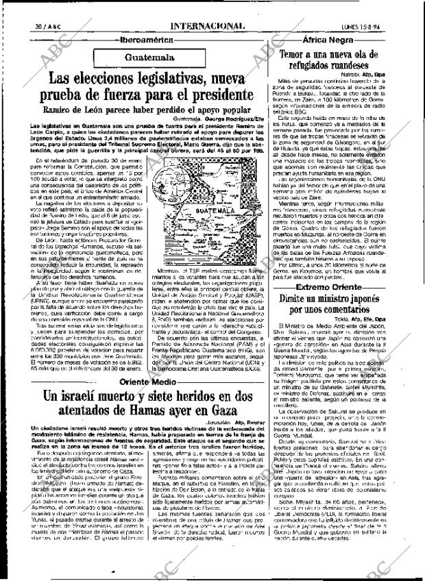 ABC MADRID 15-08-1994 página 30