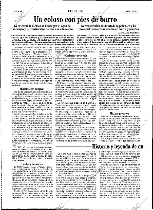 ABC MADRID 15-08-1994 página 38