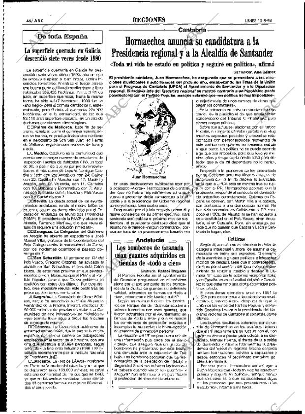 ABC MADRID 15-08-1994 página 46
