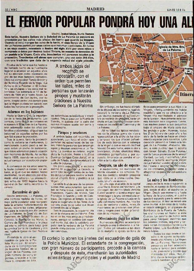 ABC MADRID 15-08-1994 página 52