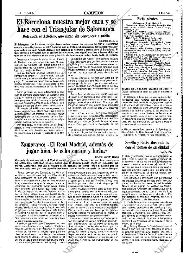 ABC MADRID 15-08-1994 página 69