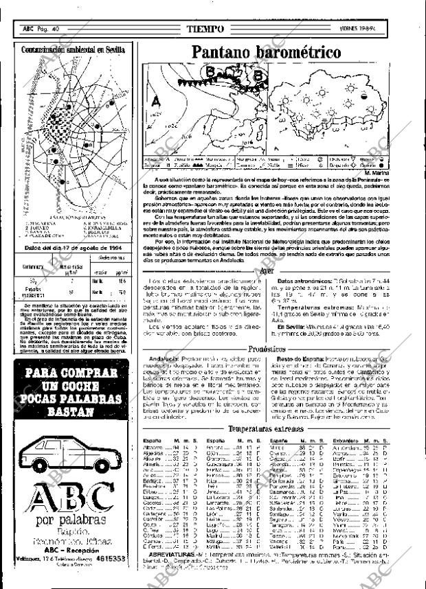 ABC SEVILLA 19-08-1994 página 40