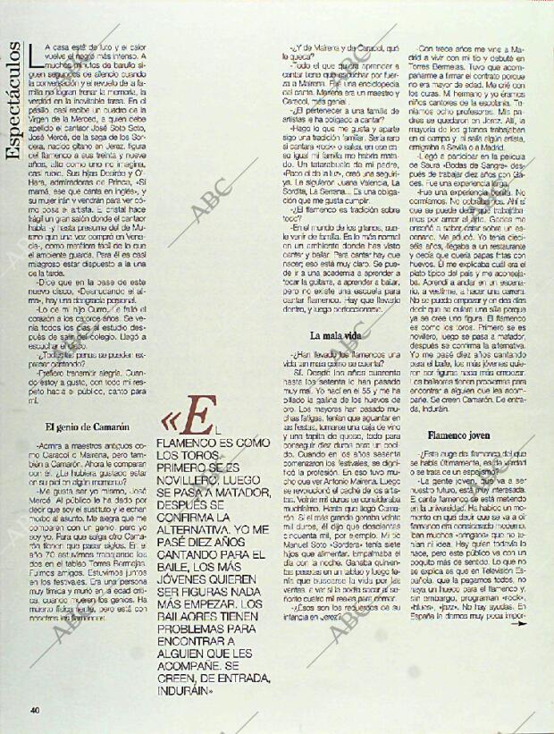 BLANCO Y NEGRO MADRID 21-08-1994 página 40
