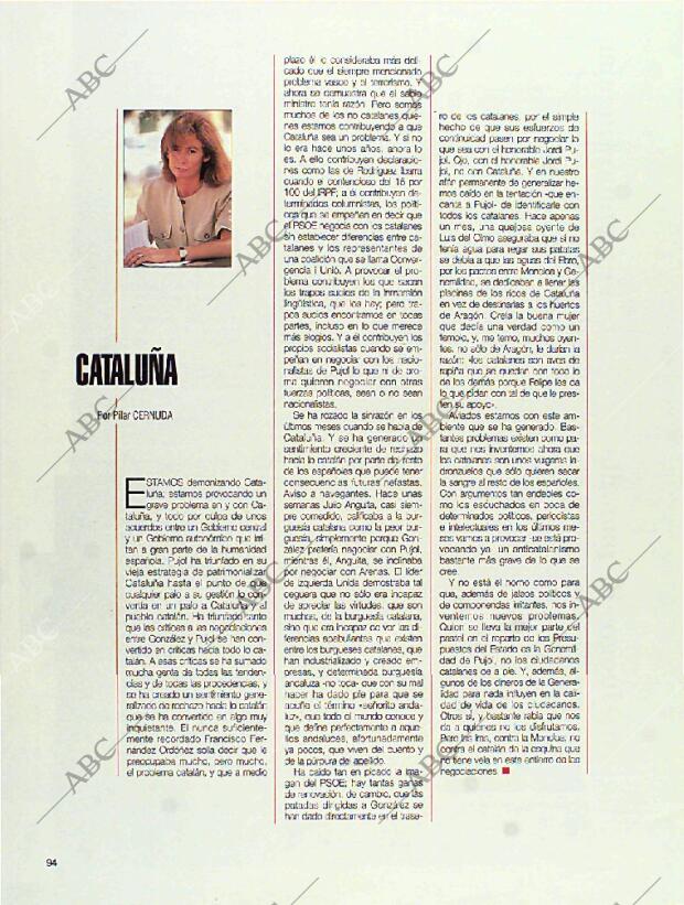 BLANCO Y NEGRO MADRID 21-08-1994 página 94