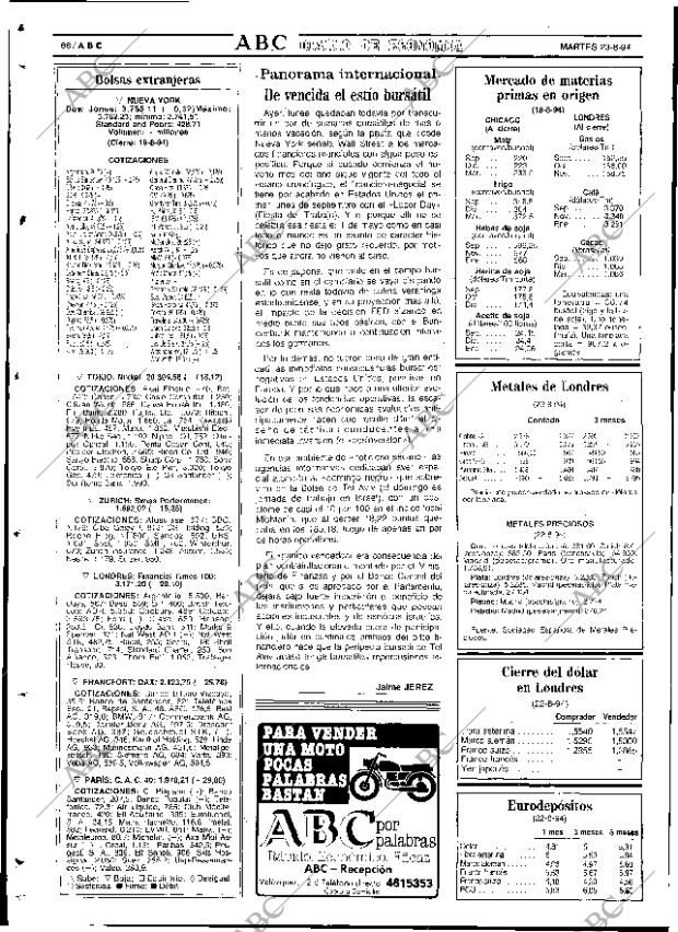 ABC SEVILLA 23-08-1994 página 66