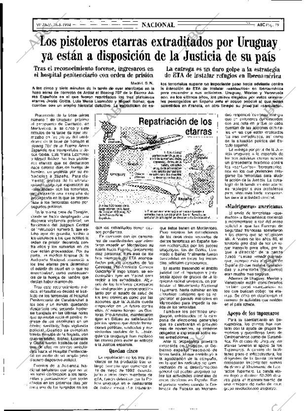 ABC MADRID 26-08-1994 página 19