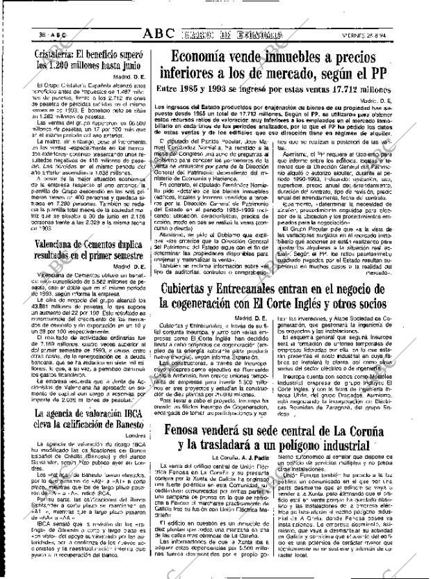 ABC MADRID 26-08-1994 página 38