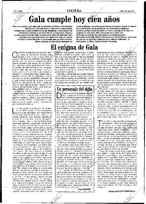 ABC MADRID 26-08-1994 página 62