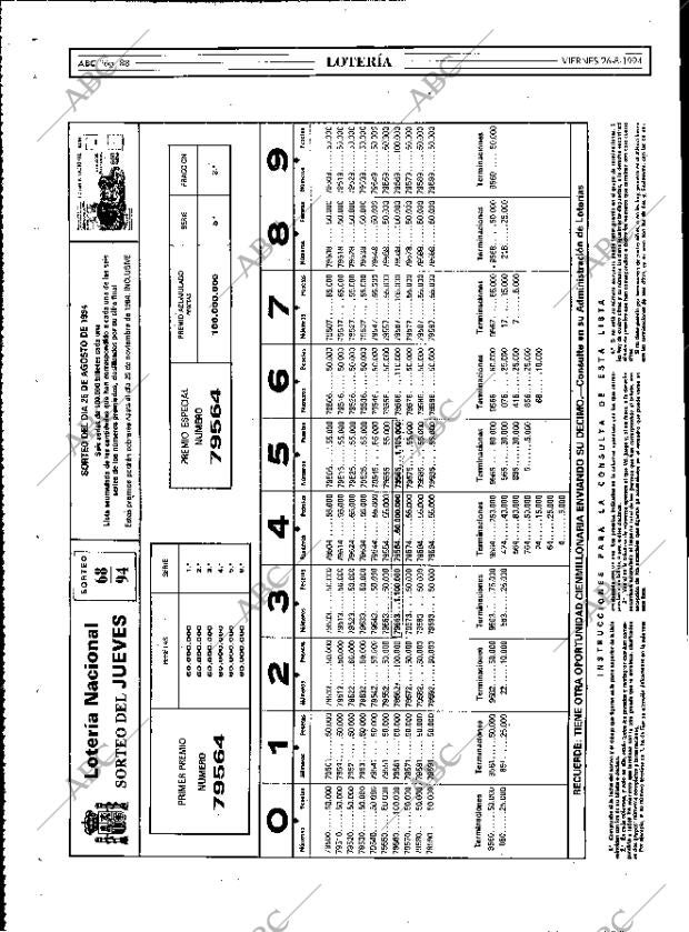 ABC MADRID 26-08-1994 página 88