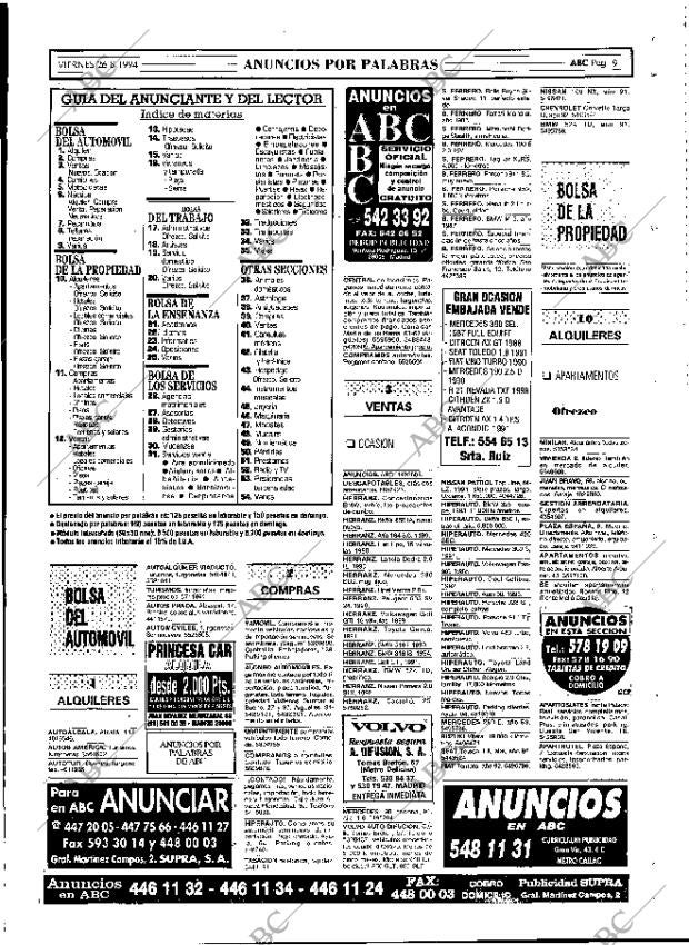 ABC MADRID 26-08-1994 página 91