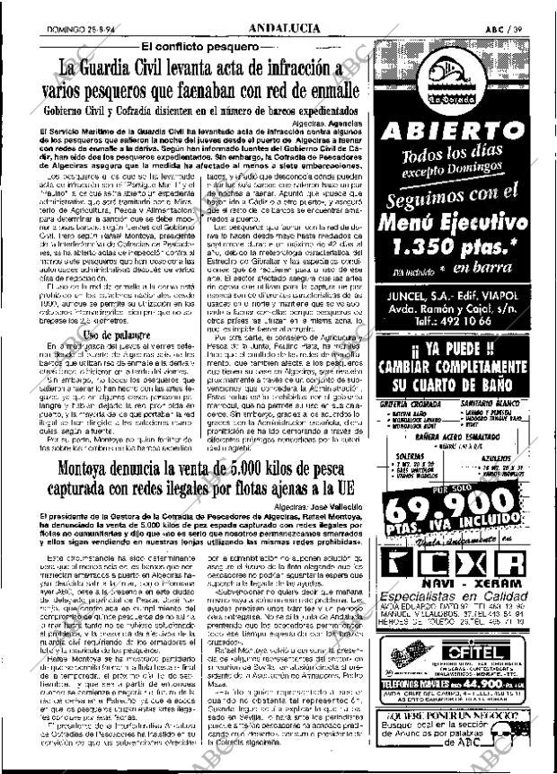 ABC SEVILLA 28-08-1994 página 39