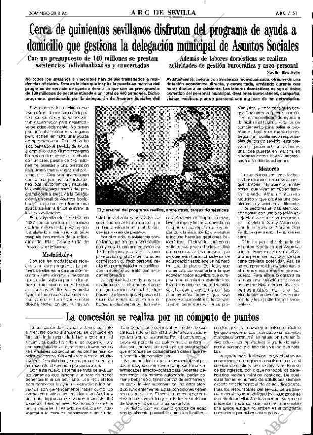 ABC SEVILLA 28-08-1994 página 51