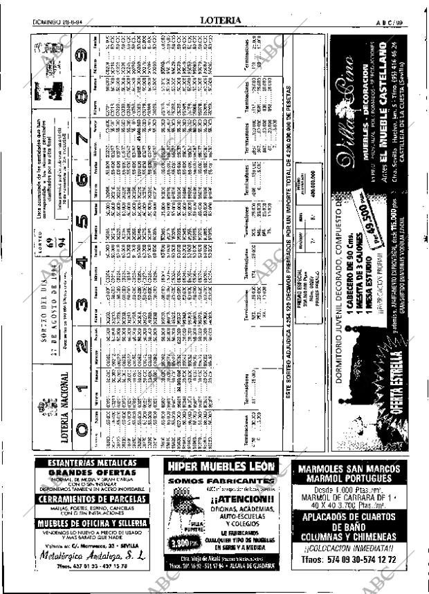 ABC SEVILLA 28-08-1994 página 99