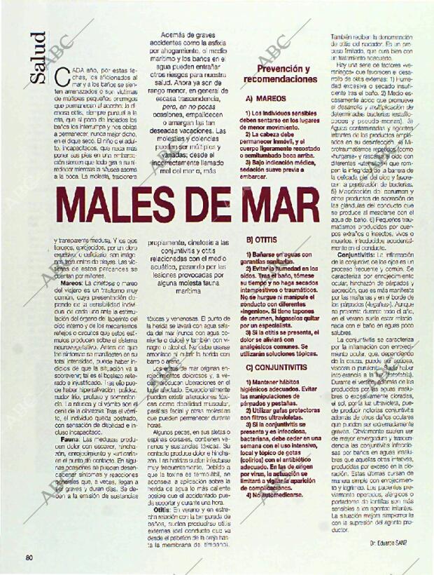 BLANCO Y NEGRO MADRID 28-08-1994 página 80