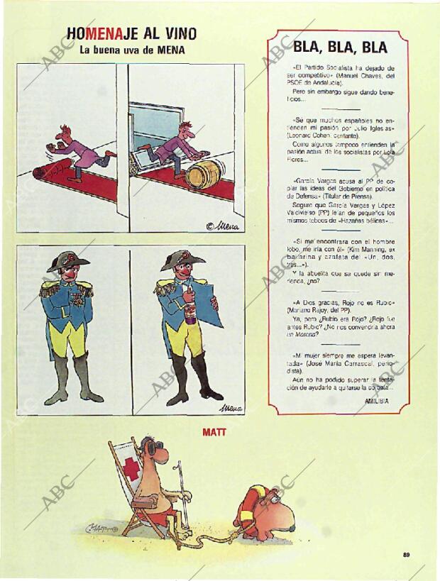 BLANCO Y NEGRO MADRID 28-08-1994 página 89