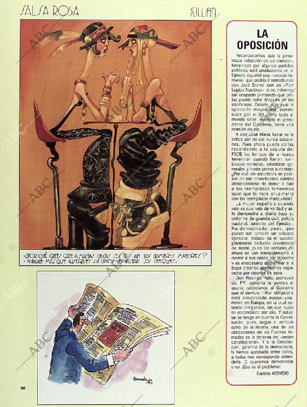 BLANCO Y NEGRO MADRID 28-08-1994 página 90