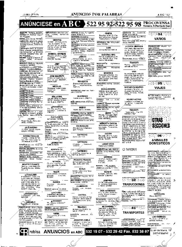 ABC MADRID 29-08-1994 página 107