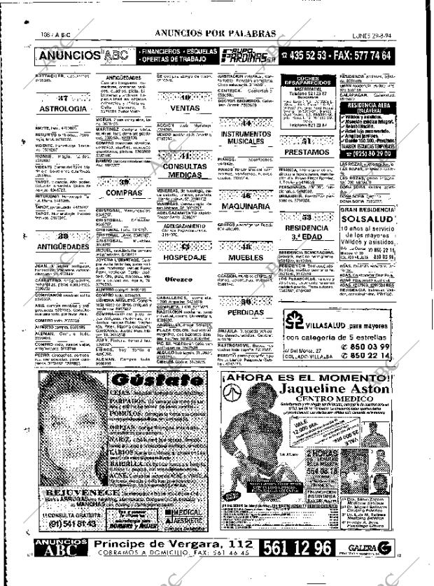 ABC MADRID 29-08-1994 página 108