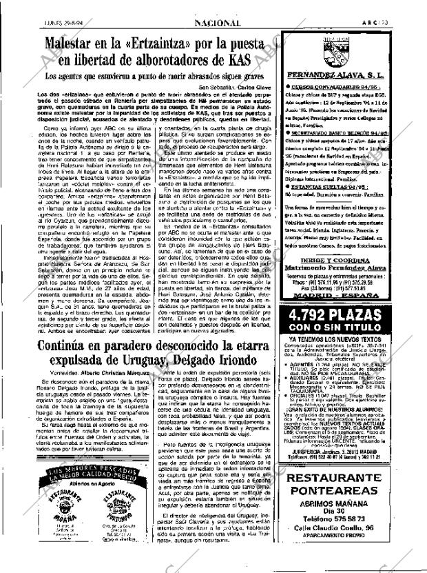 ABC MADRID 29-08-1994 página 23