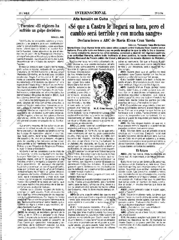 ABC MADRID 29-08-1994 página 28