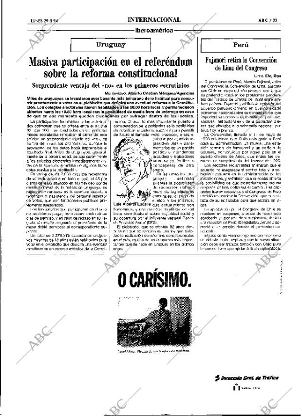 ABC MADRID 29-08-1994 página 33