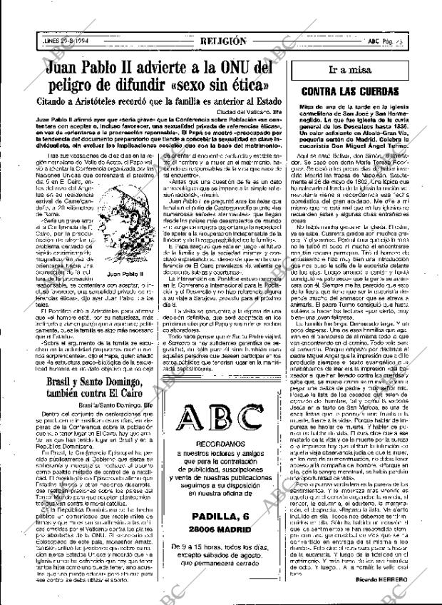 ABC MADRID 29-08-1994 página 43