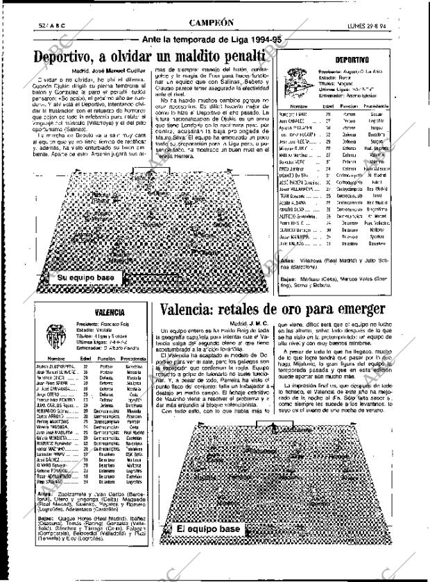 ABC MADRID 29-08-1994 página 52