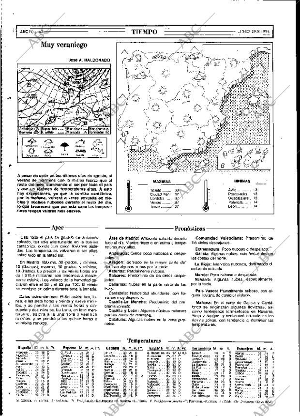 ABC MADRID 29-08-1994 página 80