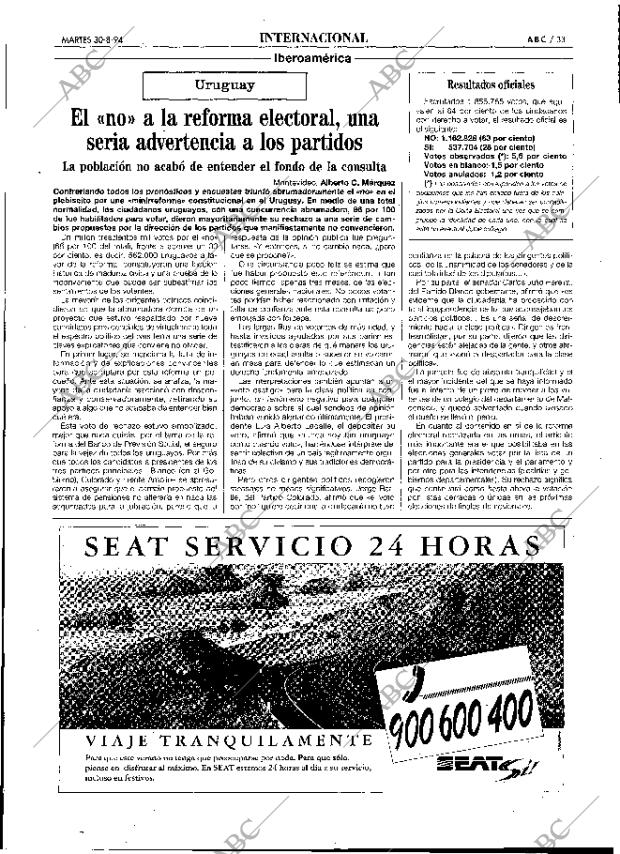 ABC MADRID 30-08-1994 página 33