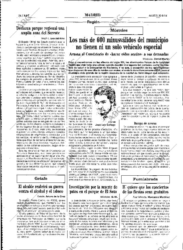 ABC MADRID 30-08-1994 página 54