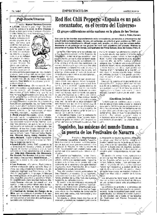 ABC MADRID 30-08-1994 página 76