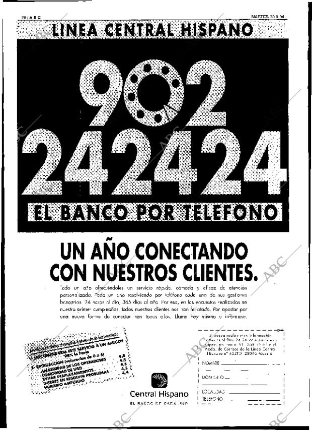 ABC SEVILLA 30-08-1994 página 26