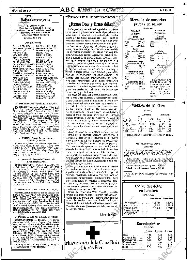 ABC SEVILLA 30-08-1994 página 71