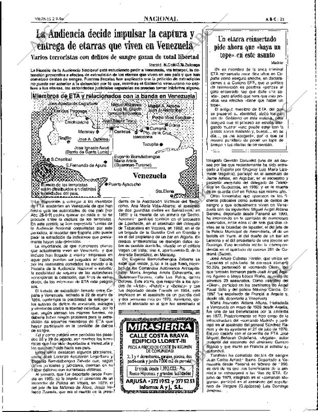 ABC MADRID 02-09-1994 página 23