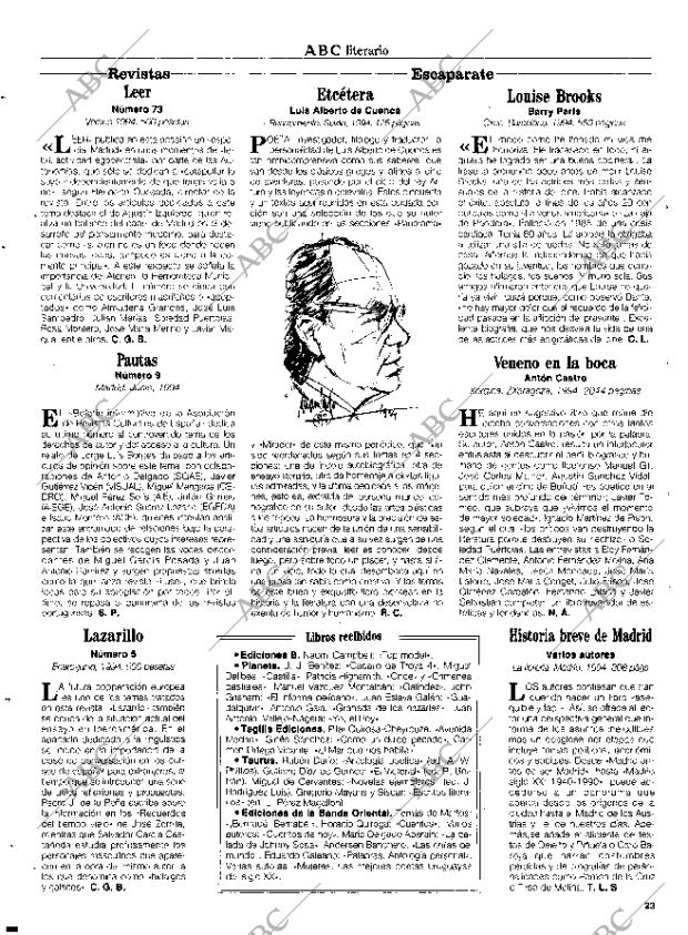 CULTURAL MADRID 09-09-1994 página 23