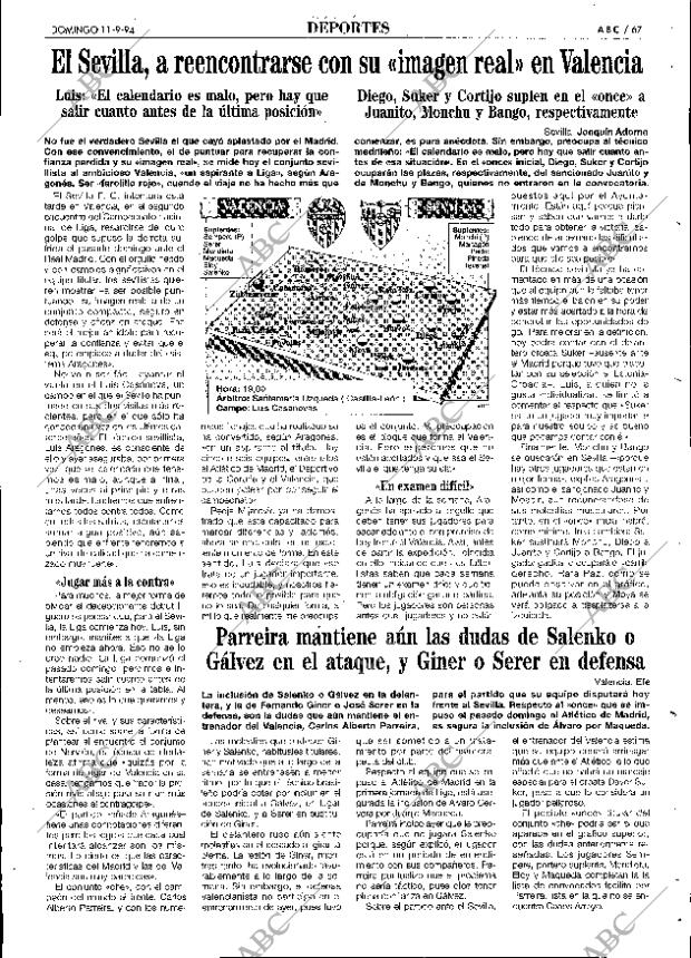 ABC SEVILLA 11-09-1994 página 67