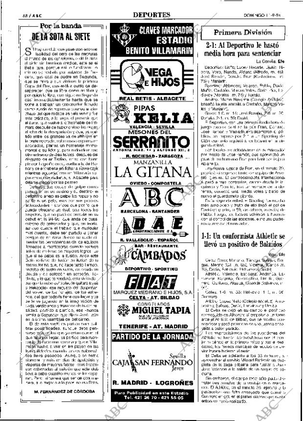 ABC SEVILLA 11-09-1994 página 68