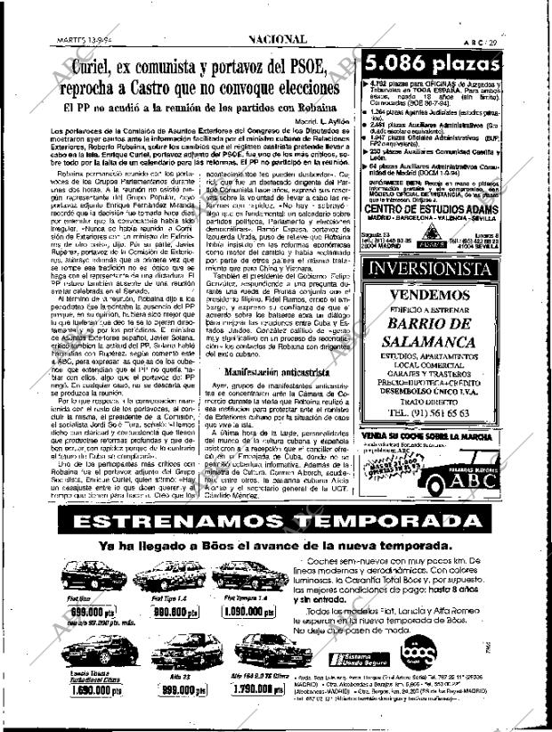 ABC MADRID 13-09-1994 página 29