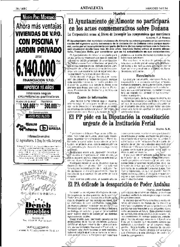 ABC SEVILLA 14-09-1994 página 38