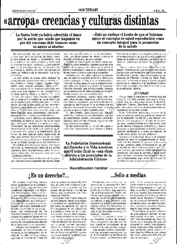 ABC SEVILLA 14-09-1994 página 49