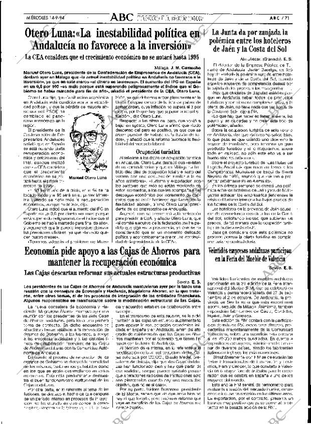 ABC SEVILLA 14-09-1994 página 71